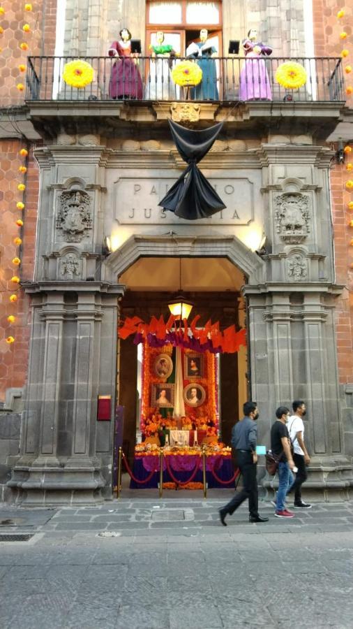 Hostal Azul Puebla Centro Historico Eksteriør billede