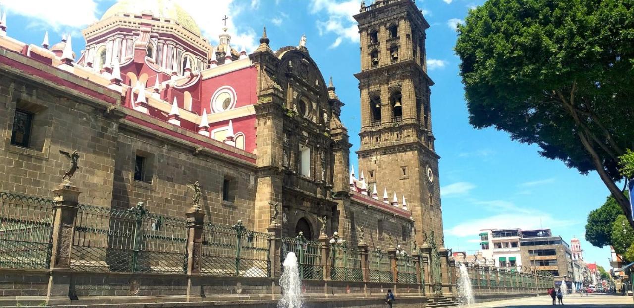 Hostal Azul Puebla Centro Historico Eksteriør billede